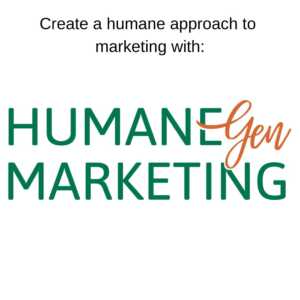 Generate a human approach to marketing with humangen marketing, supported by the startup coach.